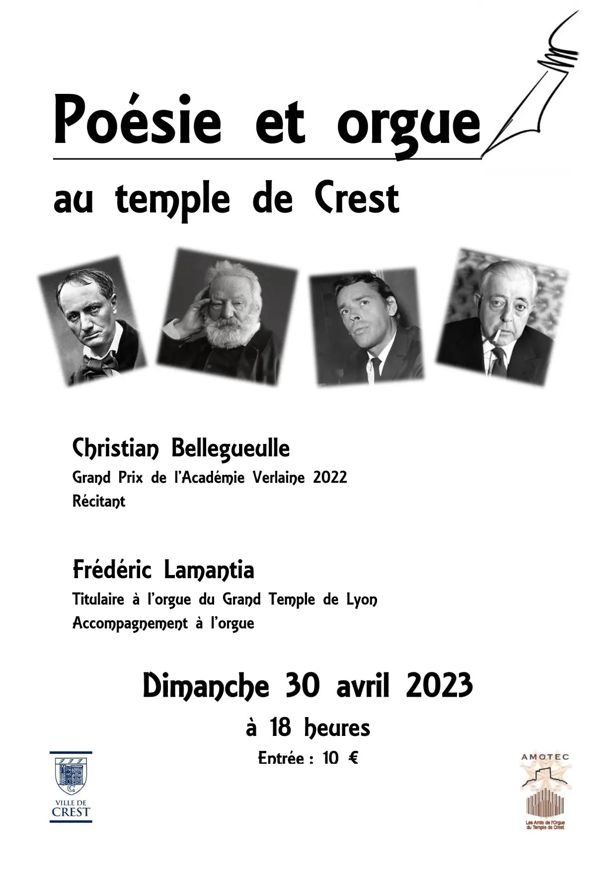 Affiche Poésie - Bellegueule - Lamantia 2023